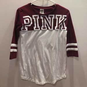 VICTORIA’S SECRET PINK MID LENGTH LONG SLEEVE